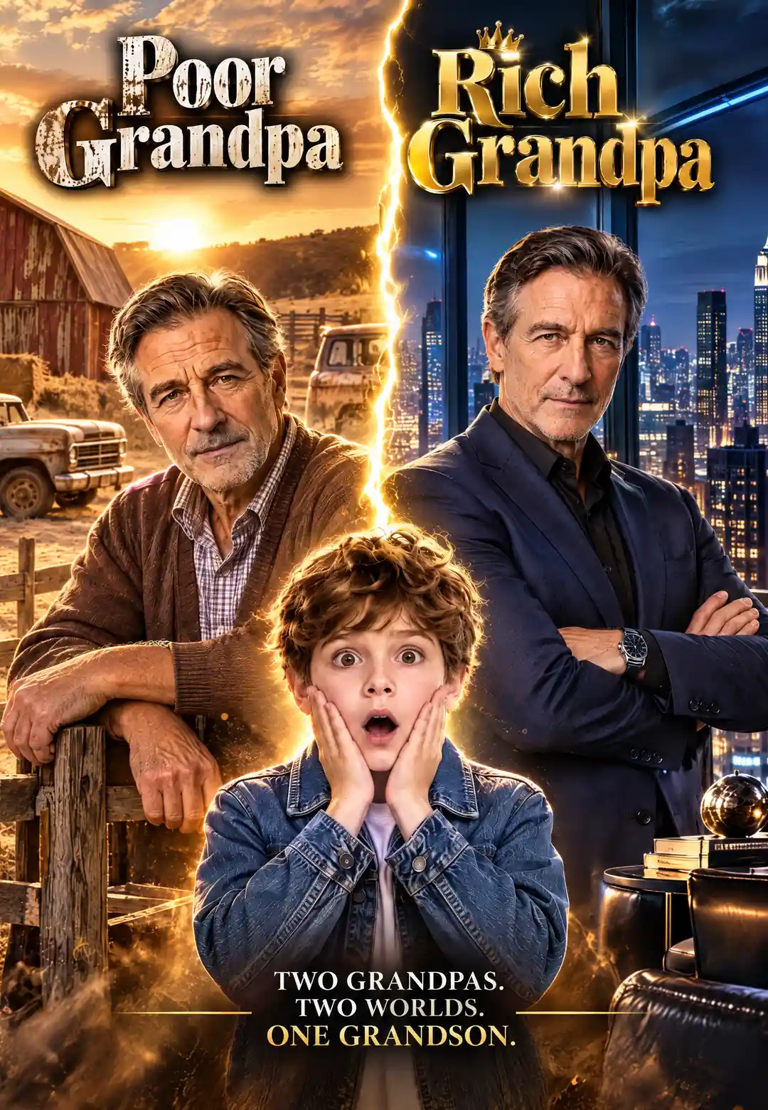 Two Grandpas. Two Worlds. One Grandson. poster